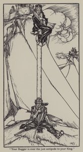 Ilustración para Los Ensayos de Elia de Charles Lamb de A. Garth Jones
