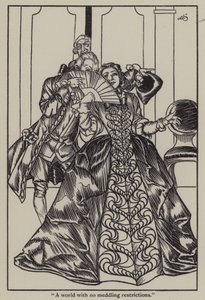 Ilustración para Los Ensayos de Elia de Charles Lamb (litografía) de A. Garth Jones