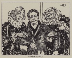 Ilustración para Los Ensayos de Elia de Charles Lamb de A. Garth Jones