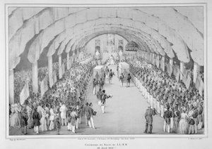 Coronación del General Faustin Soulouque (c.1785-1867) como Emperador de Haití, 18 de abril de 1852, de 