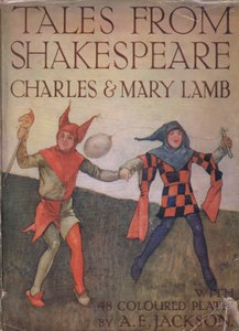 Diseño de la portada, de Cuentos de Shakespeare publicado por Ward Lock & Co Ltd, 1930-40s