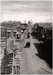 Una calle en Bagdad, Irak, 1925
