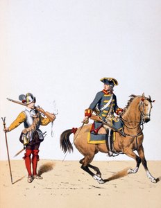 Tropas reales francesas, c.1750