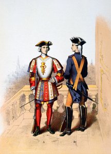 Guardia real del rey y caballero, siglo XVIII 1887