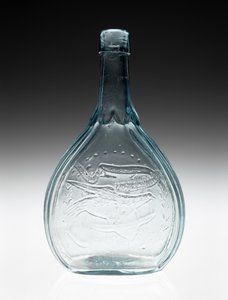 Frasco figurado, c. 1866-1874 de A. R. (attr.to) Samuels
