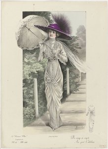 La Femme Chic, Suplemento, ca. 1912, No. 18, Pl. 184: De cinco a siete (...)