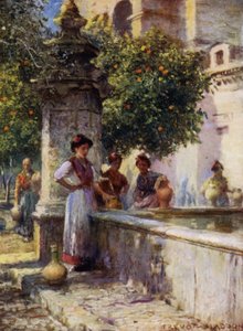 Córdoba, Fuente en el Patio de los Naranjos