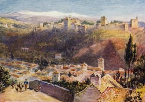 Granada, Vista general de la Alhambra
