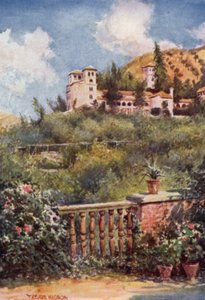 Granada, Vista del Generalife de A. Trevor Haddon