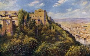 Vista de Granada y la Alhambra