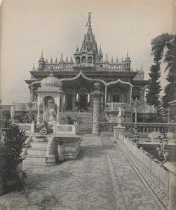 Pareshnath, Templo Jain, Calcuta, c. 1890s de A. W. A. Plâté Studio