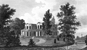 Villa de Lord Nelson en Merton, siglo XIX de A Warren