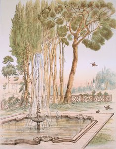 Un jardín en Turquía, pub. 1883