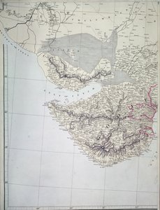 Mapa de la India Occidental, 1816 de Aaron Arrowsmith