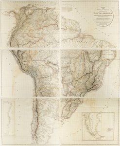 Esbozos de las divisiones físicas y políticas de América del Sur