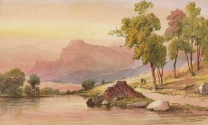 Un espolón de Ben Lomond (cromolito)