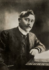 Retrato del escritor belga Maurice Maeterlink (foto) de Aaron Gerschel