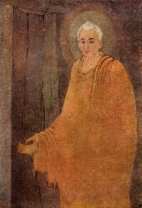 Buda como mendicante (litografía en color) de Abanindranath Tagore