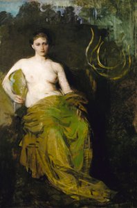 Figura medio drapeada de Abbott Handerson Thayer