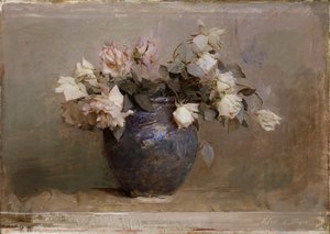 Rosas, 1890 de Abbott Handerson Thayer