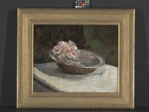 Naturaleza muerta (óleo sobre lienzo) de Abbott Handerson Thayer