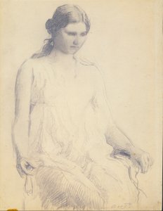 Estudio de una joven de Abbott Handerson Thayer