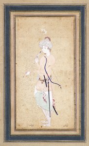 Un joven arquero, c. 1580 de Abd Allah Musawwir