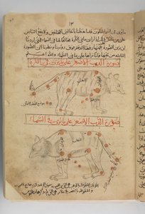 Kitab suwar al-kawakib al-thabita Libro de las Imágenes de las Estrellas Fijas, Irán, finales del siglo XV de Abd al Rahman al Sufi