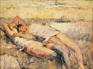 Dos amigos, c.1925 de Abel Bertram