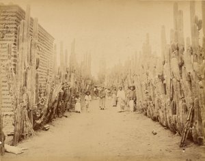 México. Calle del Pueblo San Juan, Estado de México.