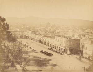 Vistas Mexicanas. Mexico, Mercaderes Portal. de Abel Briquet