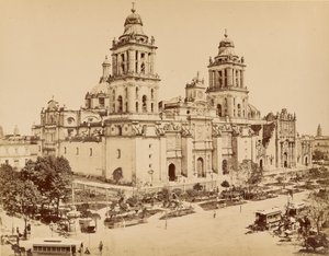 Vistas Mexicanas. México. La Catedral.