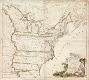 Primer mapa nacional de América, 1784