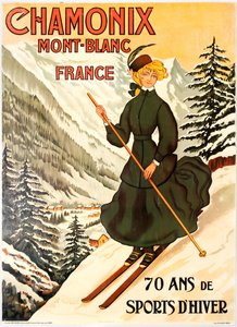 Chamonix Mont Blanc 70 años de deportes de invierno de Abel Faivre