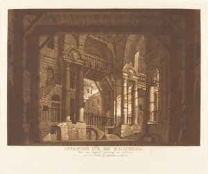 Prisión para el escenario de Abel Schlicht possibly after Giuseppe Galli Bibiena