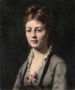 Retrato de mujer de Abraham Archibald Anderson