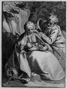 La Sagrada Familia de Abraham Bloemaert