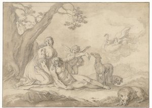Diana y Endymion de Abraham Bloemaert