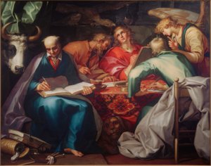 Los cuatro evangelistas de Abraham Bloemaert