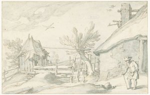 Corral con granja y granero