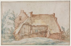Cabaña de campesinos, c. 1600 de Abraham Bloemaert