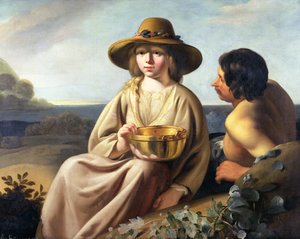 Pastor y Pastora de Abraham Bloemaert