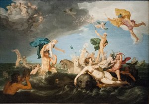 Sueco:  Neptunus triumftåg Triunfo de Neptuno de Abraham Bloemaert