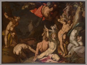 El diluvio de Abraham Bloemaert