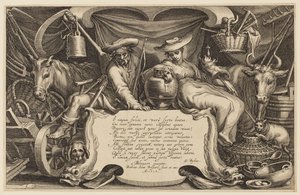 Portada, "La serie de la granja y el paisaje" de Abraham Bloemaert