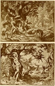 Venus y Adonis de Abraham Bloemaert