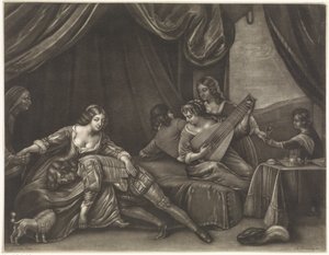 El hijo pródigo en el burdel de Abraham Bloteling (possibly)