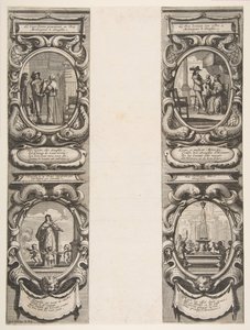 Almanaque para 1639: Luis XIII y Ana de Austria confiando el Reino y el Heredero, 1638