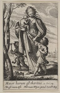 Caridad, 1636 de Abraham Bosse