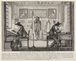 Grabadores en cobre y aguafortistas de Abraham Bosse